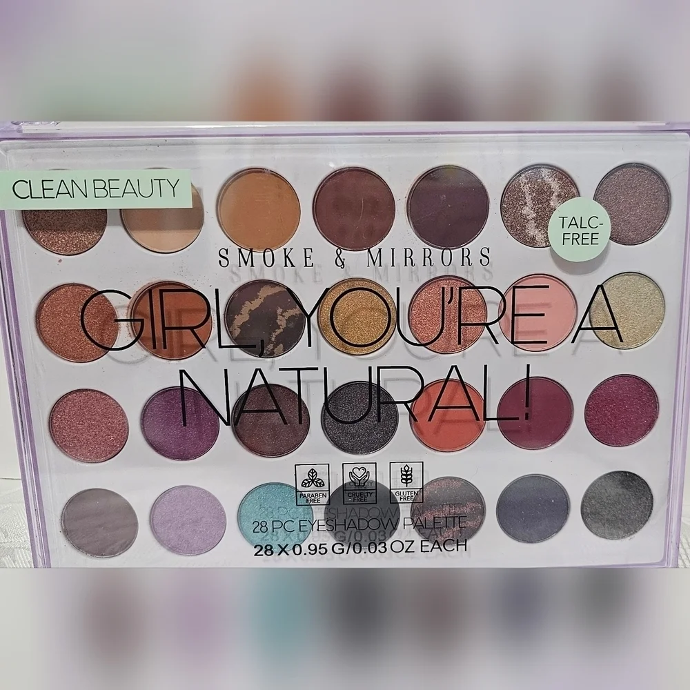 New Smoke & Mirrors Girl, You're A Natural 28 PC Eyeshadow Palette